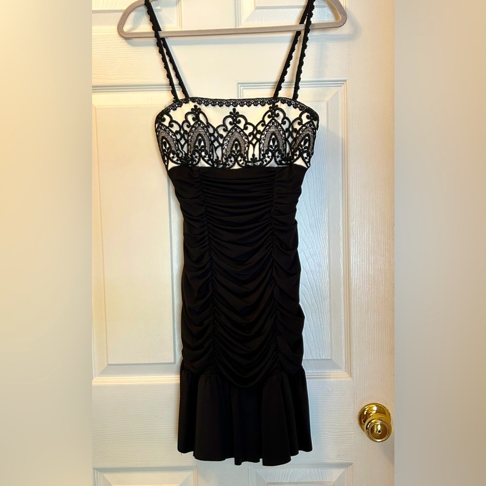 Vintage Jessica McClintock Ruched Dress